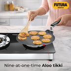 Hawkins Futura Nonstick Dosa Tava, Diameter 33 cm, Thickness 4.88 mm (NDT33)