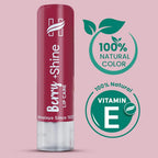 Himalaya Berry Shine Lip Balm | 4.5gm| 100% Natural Colour | Naturally Glossy | Soft & Moisturized Lips | Natural Vitamin E