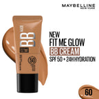Maybelline New York Fit Me BB Nude Glow BB Cream, 60