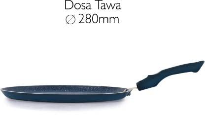 Cello Oxford Dosa Tawa 28 cm Diameter (Aluminium, Non-Stick)- Gas Stove Compatible