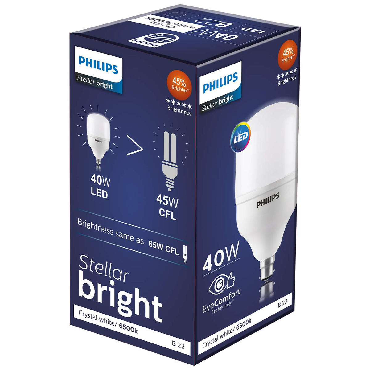 Philips 40W B22 LED Cool Day Light Light, Pack of 1