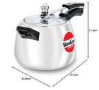 Hawkins 5 Litre Contura Pressure Cooker, Handi Inner Lid Cooker, Silver (HC50), Aluminium
