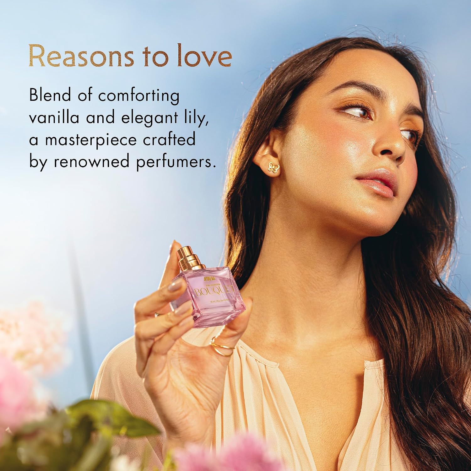 Nykaa Delicate Vanilla Long Lasting Floral EDP | Perfume for Women | Day to Night Fragrance |Lily & Vanilla| Everyday Perfume for Her | Travel Friendly Size