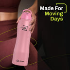 Stainless Steel Water Bottle Belly Rosy Brown 750ml