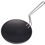 Hawkins Futura Hard Anodised Tawa, 26cm, Black & Futura Non-Stick Dosa Tava, 28 cm, Black Combo