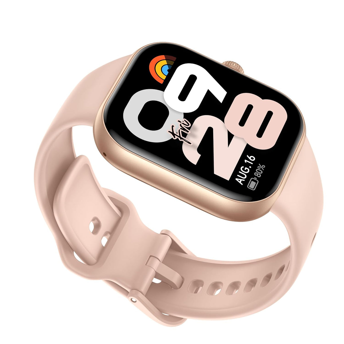 REDMI Watch Move 1.85 Premium AmoLED,14 Day Battery,Best Accuracy,Dual Core Processor Smartwatch (Gold Rush Strap, Free Size)