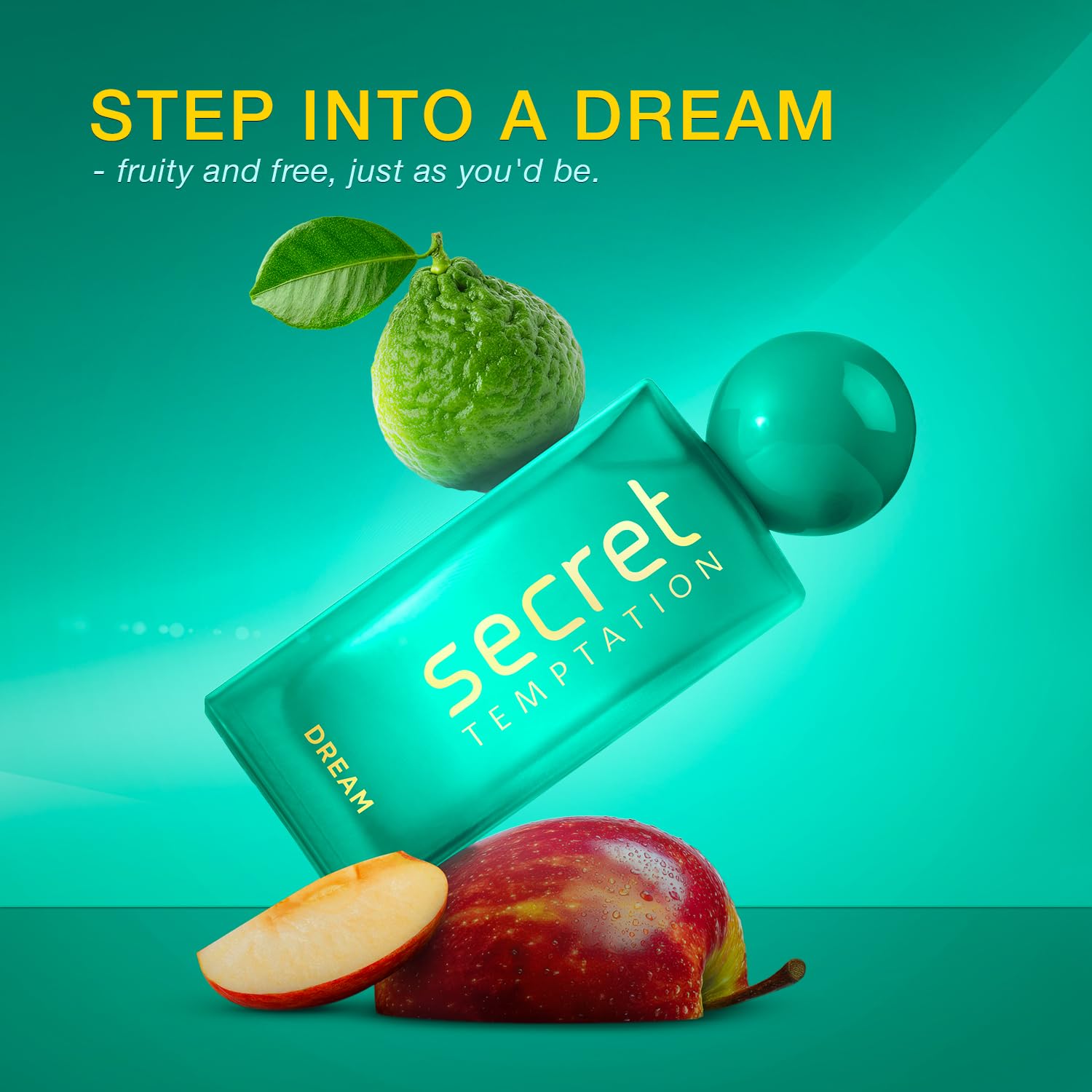 Secret Temptation Dream Eau De Parfum for Women, Long Lasting Floral and Fruity Office Wear Fragrance, 50ml