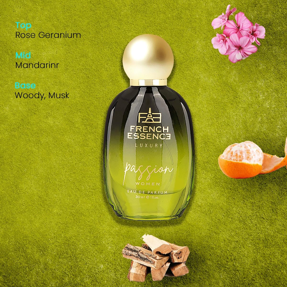 French Essence Luxury Passion women Perfume 30ML | Long-Lasting Luxury Unisex Fragrance | Premium Eau De Parfum for a Captivating Scent | Best Perfume Gift...