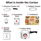 Hawkins 3 Litre Miss Mary Pressure Cooker, Inner Lid Cooker, Silver (MM30)