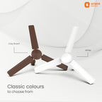 Orient Electric 1200mm Apex Cruise Ceiling Fan for Home | BEE 1 Star Rated Energy Efficient Fan|Outstanding Performance | 2 Years Warranty by Orient | Galaxy Brown