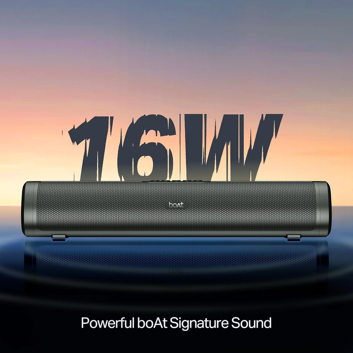 boAt Aavante 2.0 150, 2.0 CH, 16W Signature Sound, RGB LEDs, Dual Full-Range Drivers, Upto 5H Battery, TWS, Multi Ports, Bluetooth Sound bar, Home Theatre...