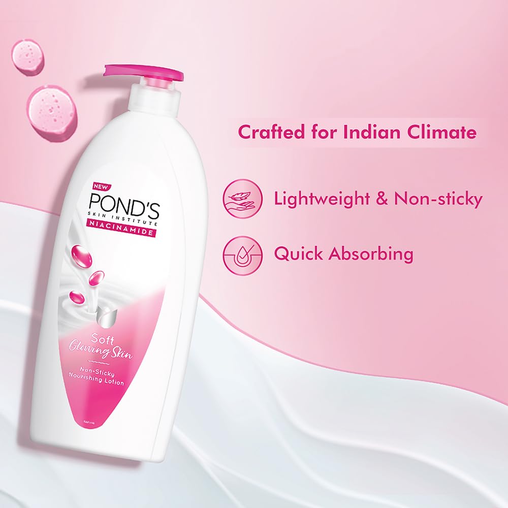 POND'S Niacinamide Nourishing Body Lotion for Soft, Glowing Skin 600 ml
