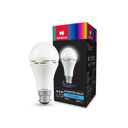 HAVELLS 8.5w LED Emergency Bulb | Shatter Resistant |Cool Day White (6500K) | B22 LED Bulb Base | Inverter Bulb for home,3 Hours battery back up| Li-ion Battery | Over charging Protection