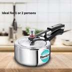Hawkins Classic 1.5 Litre Triply Stainless Steel Pressure Cooker | Straight Body | Induction & Gas Compatible | Ideal for 1–2 persons | ISI Certified | Guaranteed for 5 year | Silver (SSTCL15)