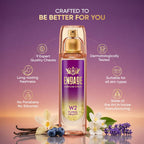 Engage W2 Perfume Spray for Women 120ml | Floral & Fruity |Berries, Orchid, Vanilla | 24 hr Freshness | Long Lasting | No Parabens | No Silicones|...