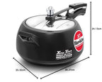 Hawkins 5 Litre Contura Black XT Pressure Cooker, Hard Anodised Inner Lid Cooker, Induction Cooker, Black
