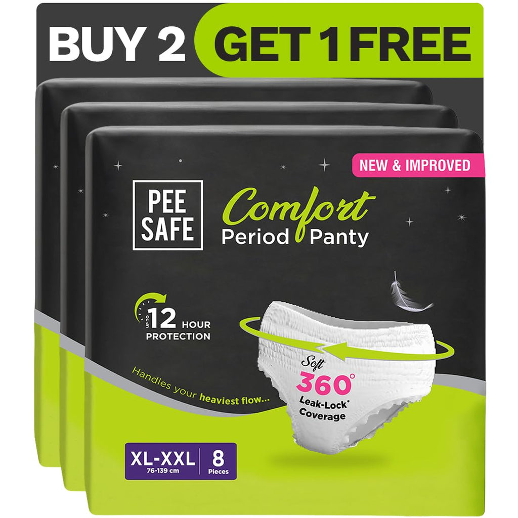 Pee Safe Comfort Period Panties XL-XXL | 24 Panties