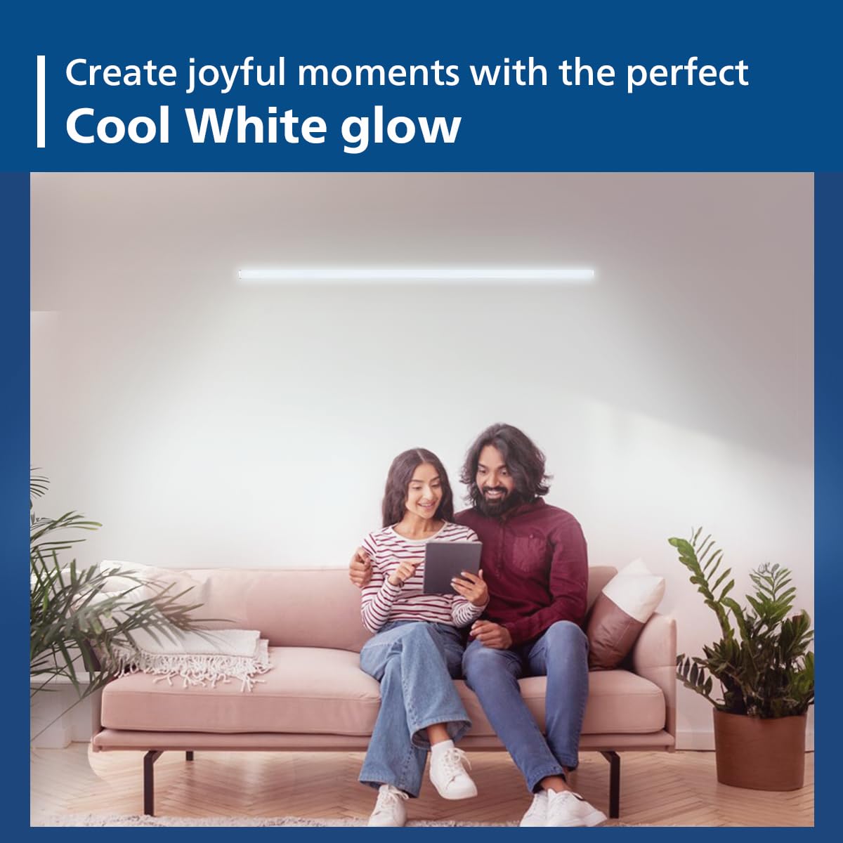 Philips 36 W LED Tubelight | Ujjawal Neo LED Tubelight for Home & Hall, Colour : Cool Day Light, Pack Of 4