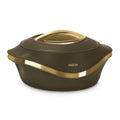 MILTON Pearl 1500 PU Insulated Inner Stainless Steel Casserole, 1270 ml, Dark Brown