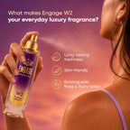 Engage W2 Perfume Spray for Women 120ml | Floral & Fruity |Berries, Orchid, Vanilla | 24 hr Freshness | Long Lasting | No Parabens | No Silicones|...