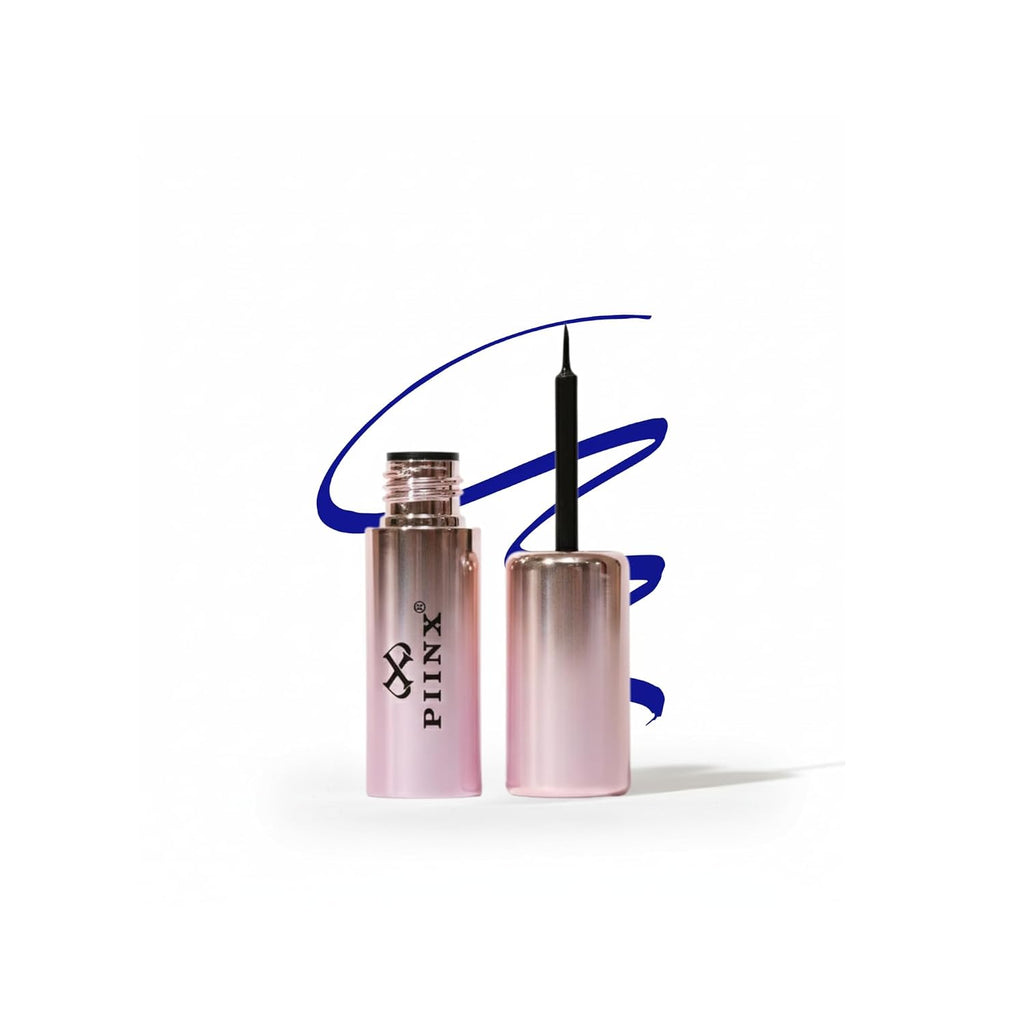 PIINX Liquid Eyeliner 3.5 ml – Waterproof, Smudge-Proof, Long-Lasting, Quick-Dry Precision Tip (Blueberry)