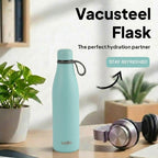 CELLO Duro Oxy Stainless Steel Flask 900ml Sky Blue | Easy to Pour & Fill, Spill Proof Leakproof Vacuum Insulated Hot and Cold Thermos Water Bottle for School Kids, College Office Gym Biking & Travel