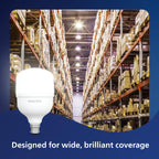 Philips 40 - watt LED Bulb | AceBright High Wattage LED Bulb | Bulb Base : B22, Light Bulb for Home | Colour : Cool Day Light, Pack of 4