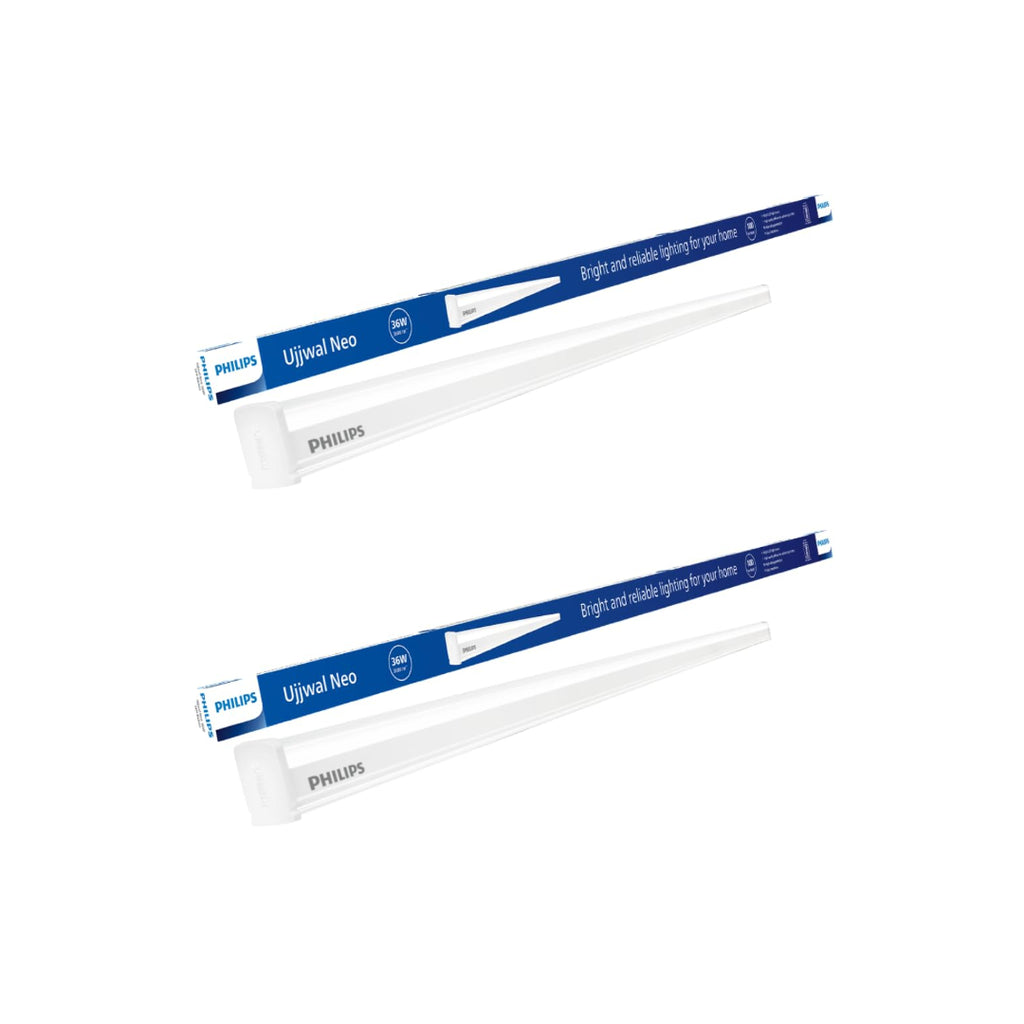 Philips 36 W LED Tubelight | Ujjawal Neo LED Tubelight for Home & Hall, Colour : Cool Day Light, Pack Of 2