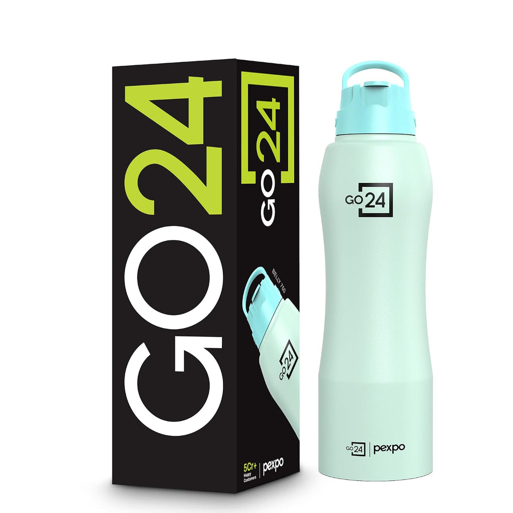 Stainless Steel Water Bottle Belly Sea Green 750ml