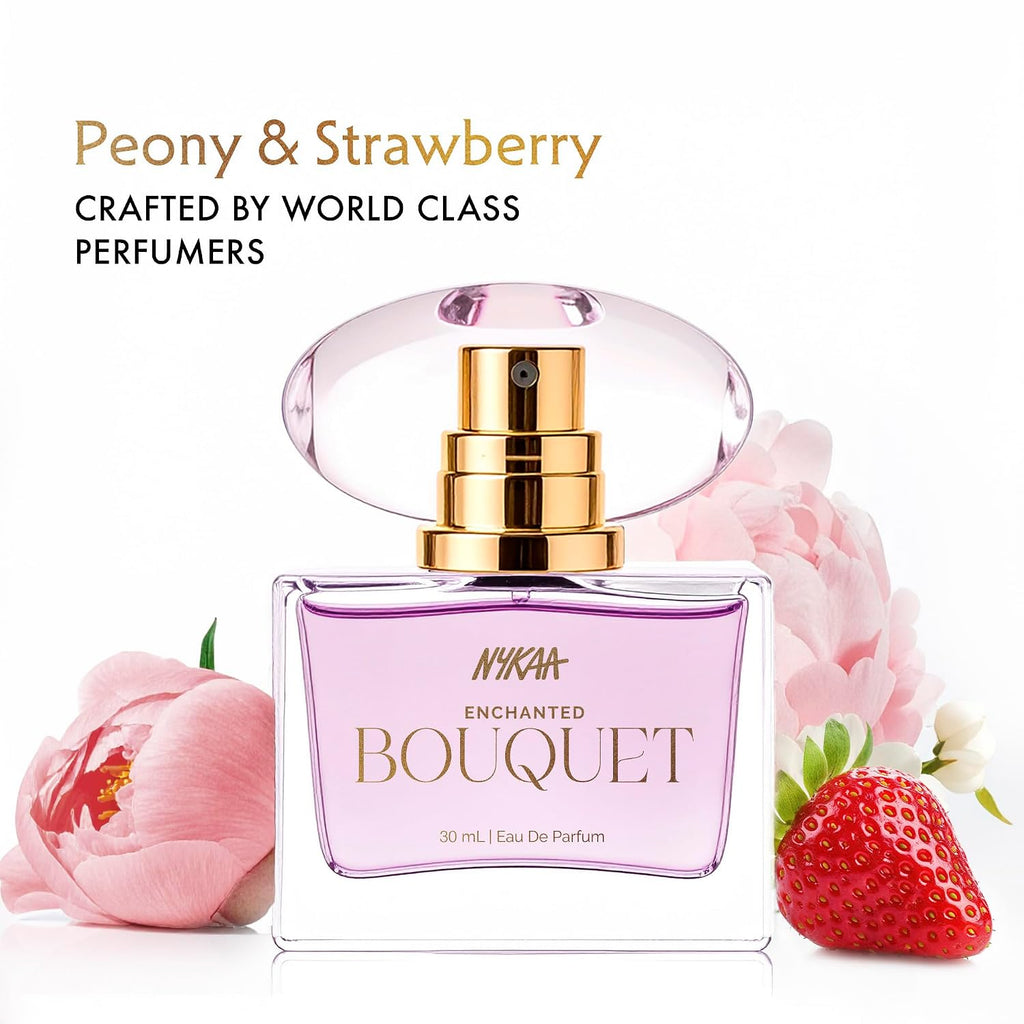 Nykaa Enchanted Bouquet Long Lasting EDP| Fruity Floral Perfume for Women | Day to Night Fragrance | Peony & Strawberry| Everyday Perfume for Her |...