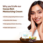 Mamaearth Cocoa Rich Moisturizing Cream with Cocoa Butter & Vit E for Deep Nourishment 200g