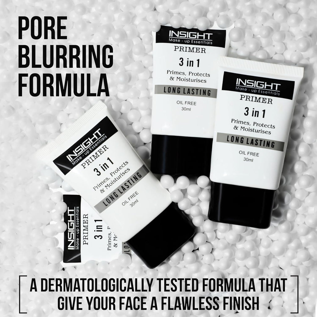 INSIGHT 3-in-1 Primer | Matte Finish | Primes, Protects & Moisturizes,30ml