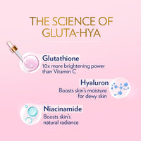 Vaseline Gluta-Hya Dewy Radiance Lotion for Face & Body | Gives Brighter Skin | Glutathione & Niacinamide Infused Moisturizer, 200ml