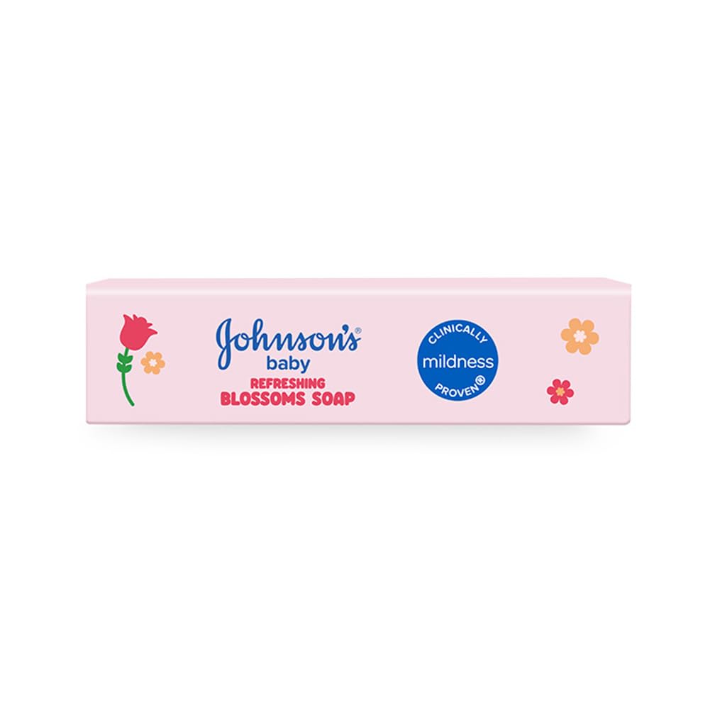 Johnson's Baby Refreshing Blossoms Soap 75g (Pack of 5)