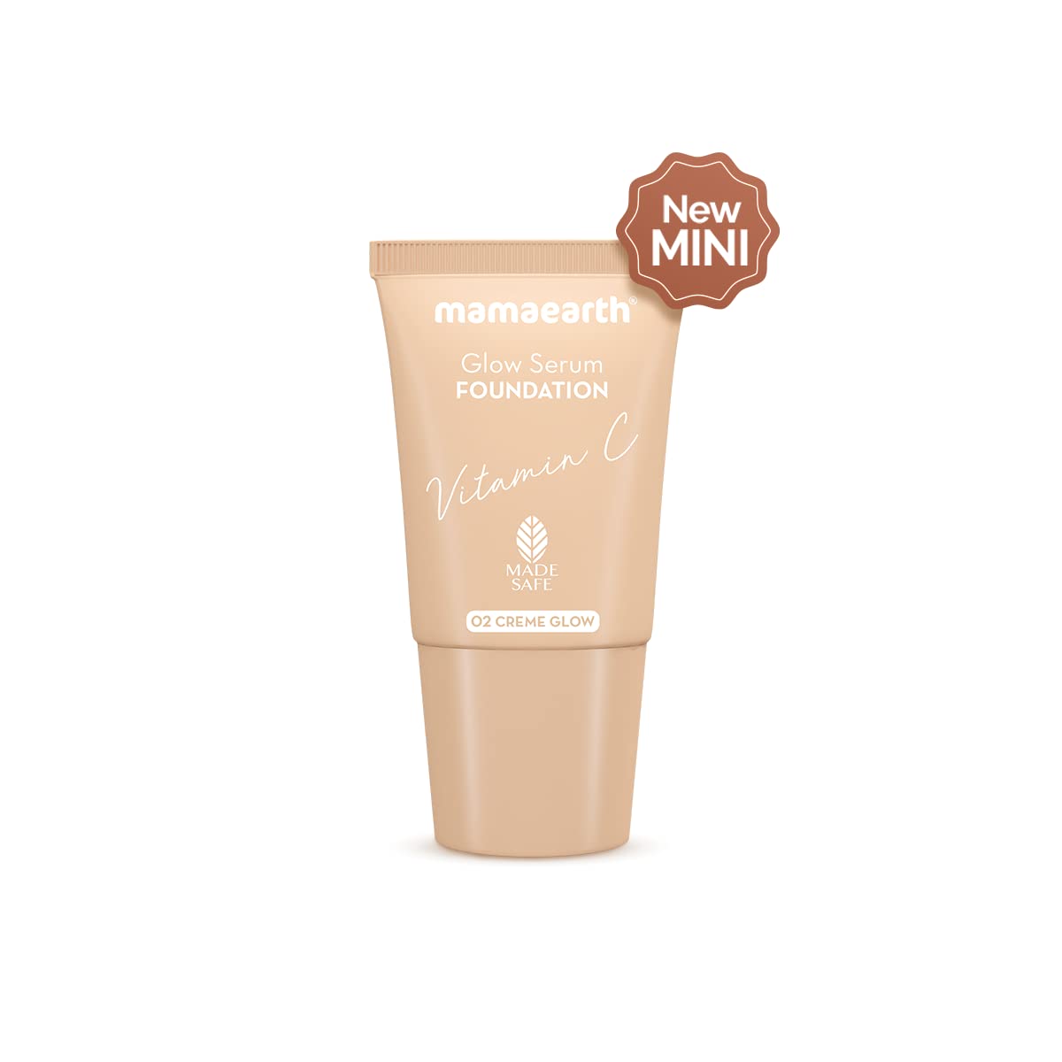 Mamaearth Glow Serum Medium Coverage Natural Foundation ,18ml