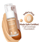Mamaearth Hydra-Glow Full Coverage Dewy Finish Liquid Foundation With Vitamin C & Turmeric- 30 Ml