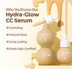 Mamaearth Hydra-Glow CC Serum with Vitamin C & Hyaluronic Acid - Peach - 30 ml