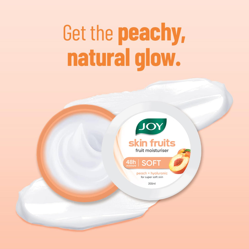 Joy Skin Fruits Super Soft Moisturizer With Peach & Hyaluronic Acid (200ml)