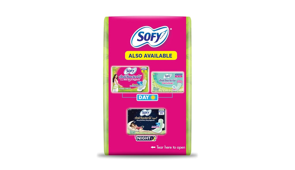 Sofy AntiBacteria XXL - 323mm | 50 Count pads