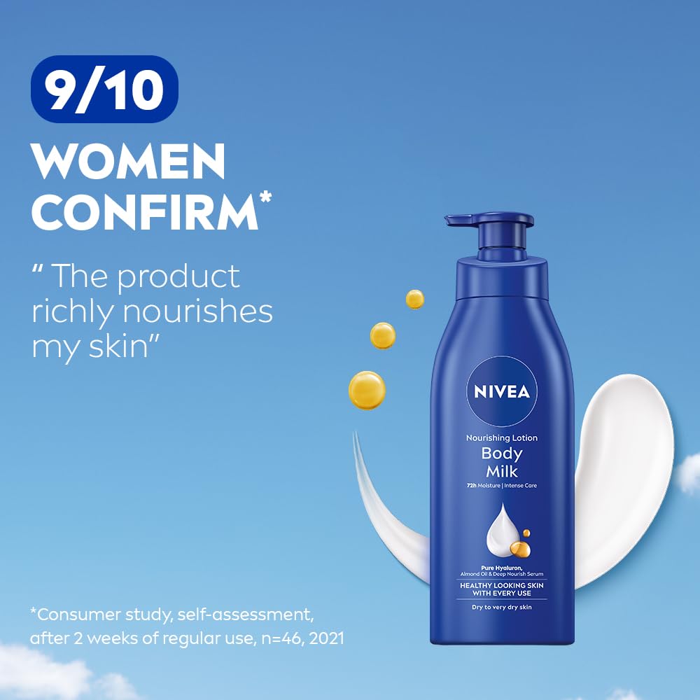 NIVEA Nourishing Body Milk 600ml Body Lotion