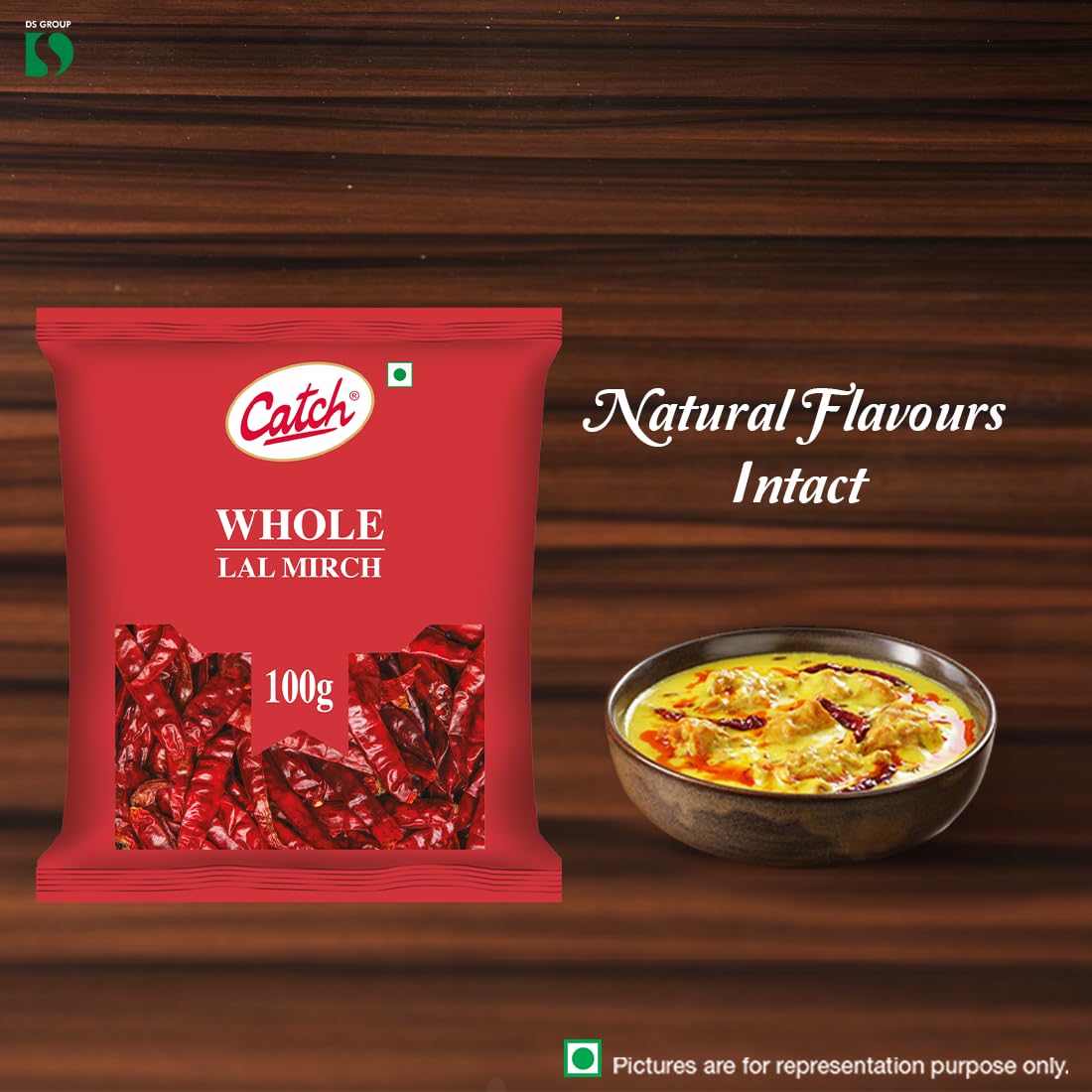 Catch Lal Mirch Whole (100g) | Dry Red Chilli Whole