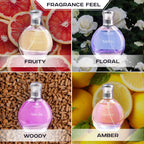 Carlton London Exotique Perfume Gift Set for Women - 4 x 30ml Premium Fragrances with Rose, Orange, Cedar, and Honey Notes, Luxury Perfume Gift Box for Her...
