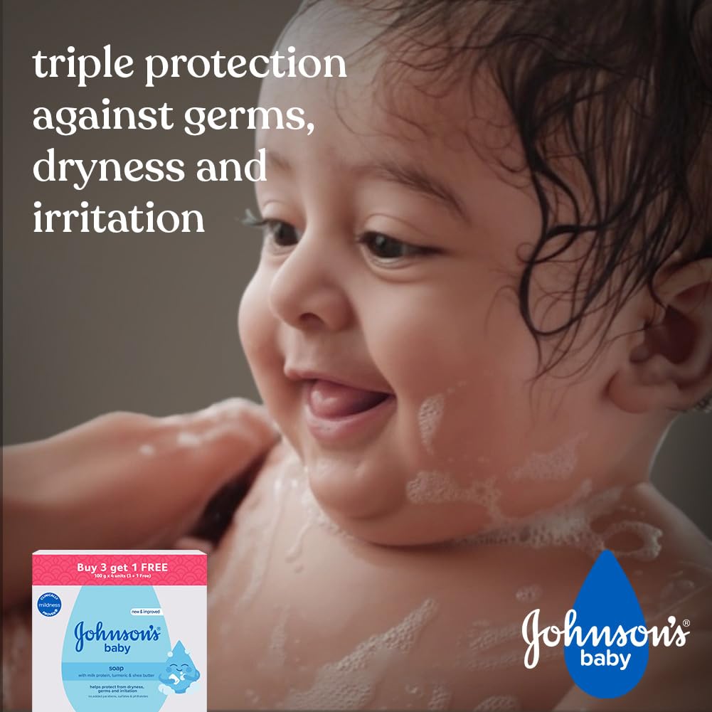 Johnson's Baby Soap 100g (Buy 3 Get 1 Free)