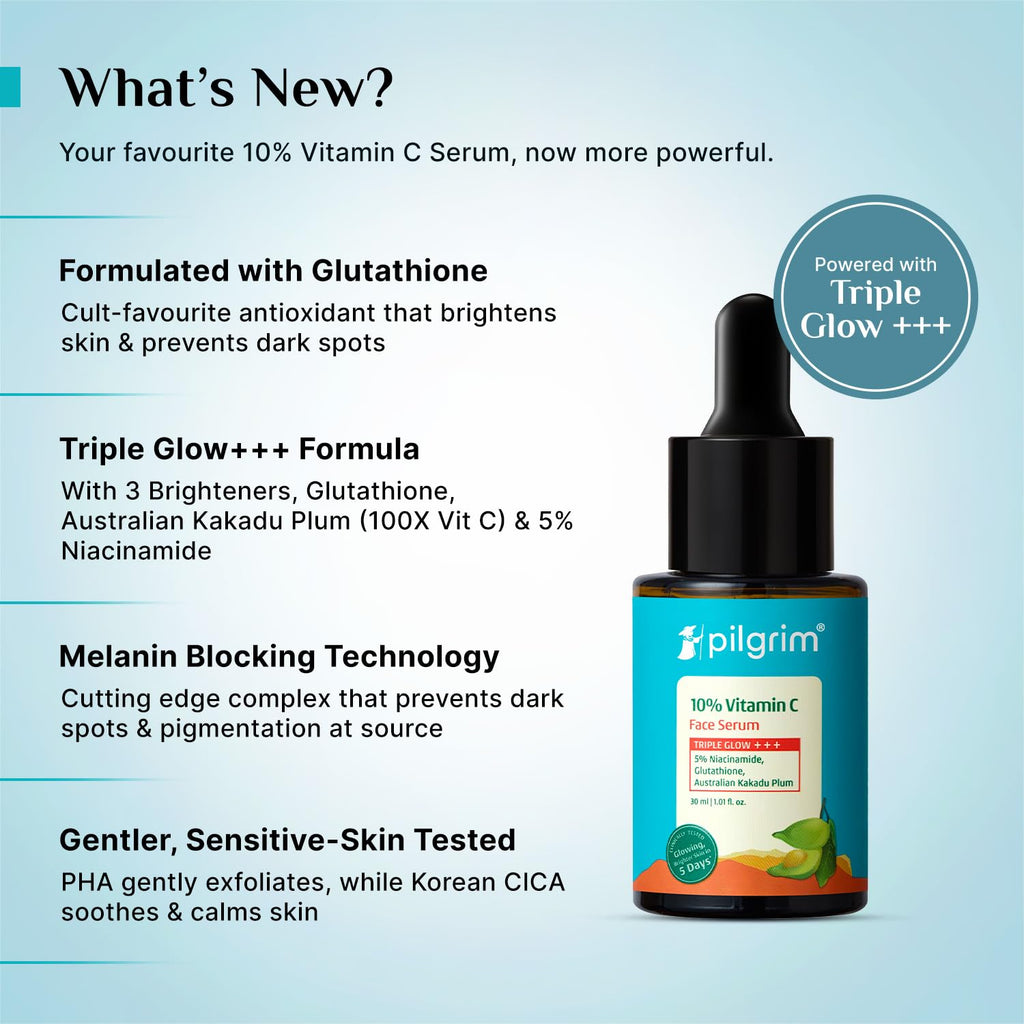 Pilgrim 10% Vitamin C Serum 30ml for Glowing Skin