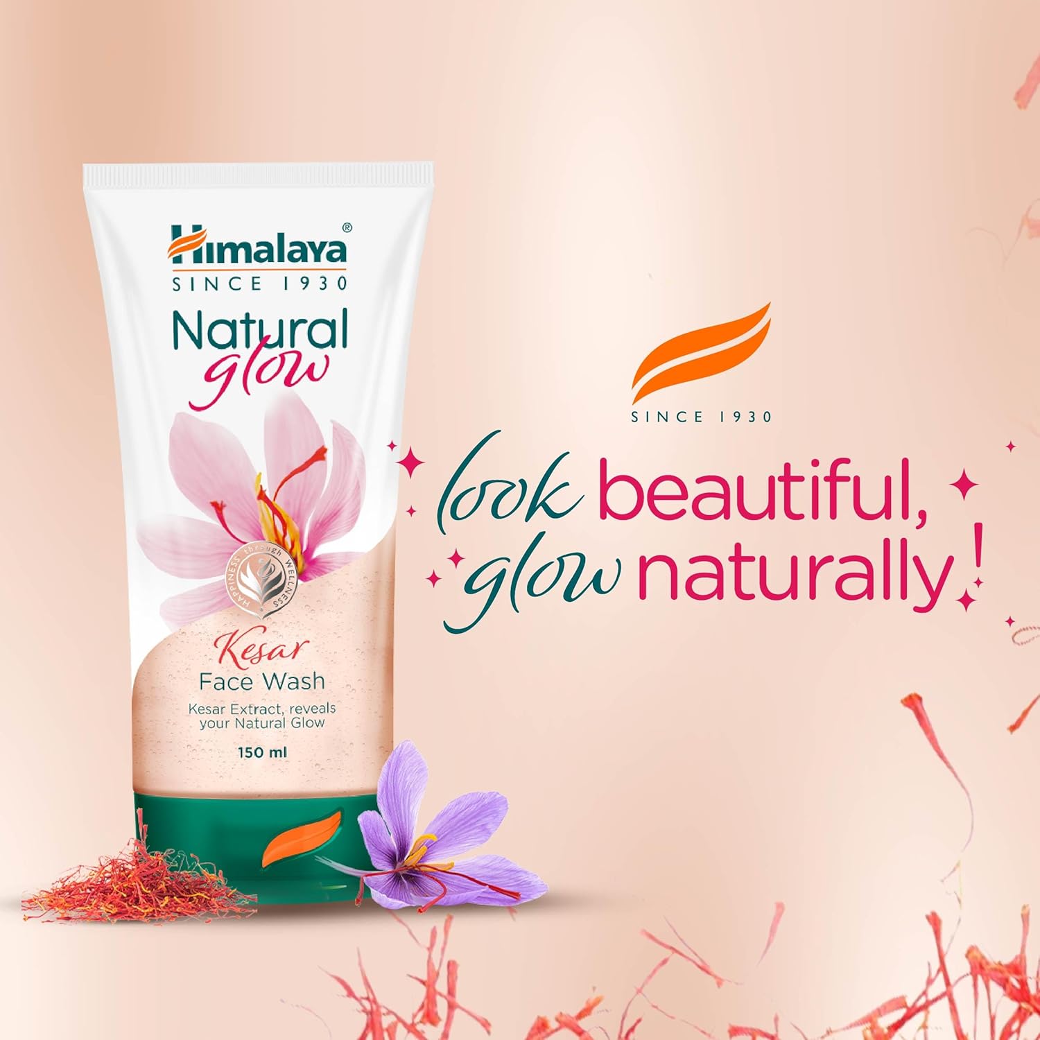 Himalaya Natural Glow Kesar Face Wash,150ml