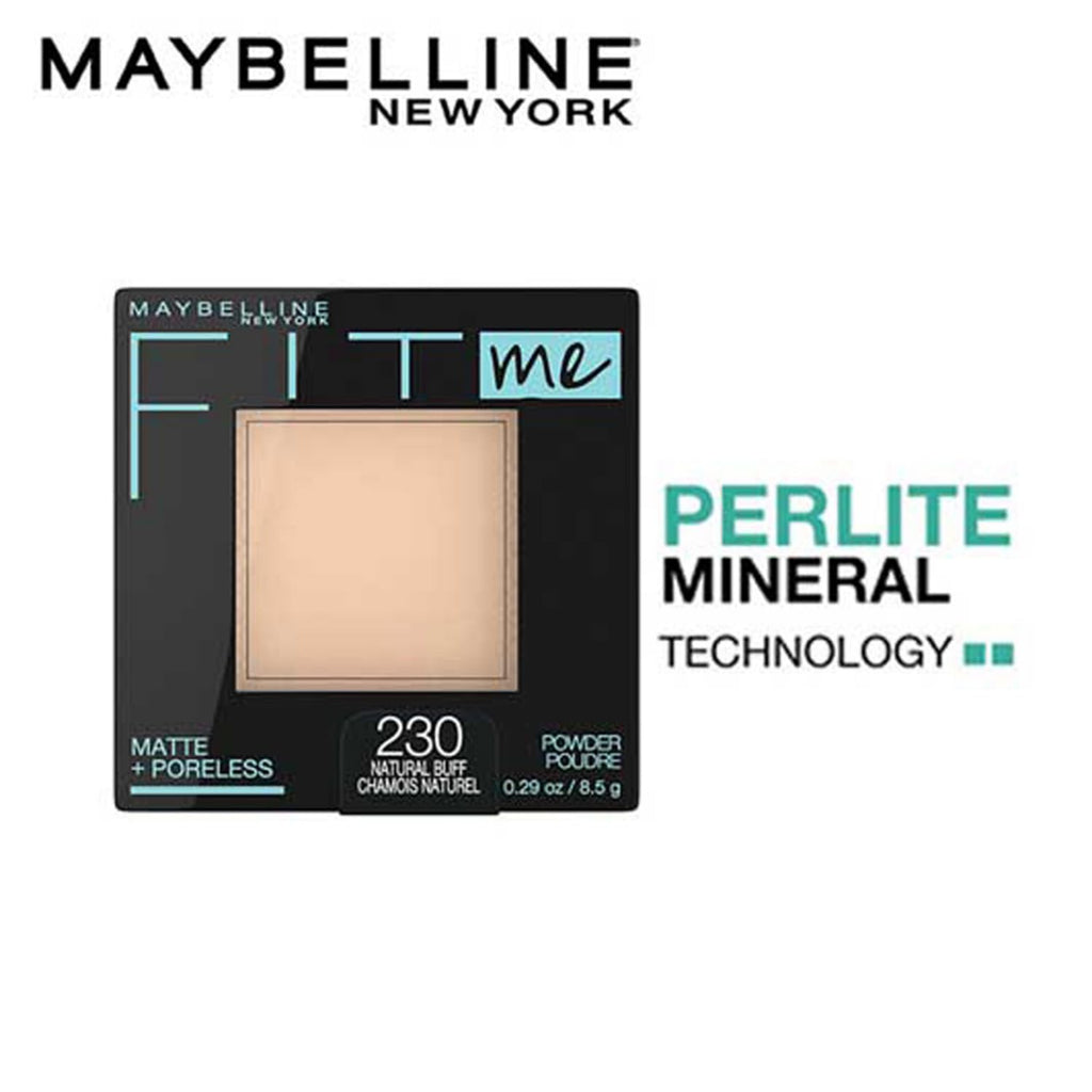 Maybelline New York Fit Me Matte + Poreless Powder, 230 Natural Buff,8.5g