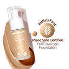 Mamaearth Hydra-Glow Full Coverage Dewy Finish Liquid Foundation With Vitamin C & Turmeric- 30 Ml