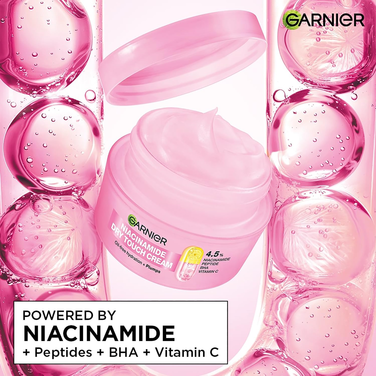 Garnier Fresh & Plump Niacinamide Sorbet Gel Face Moisturizer Cream, 90g