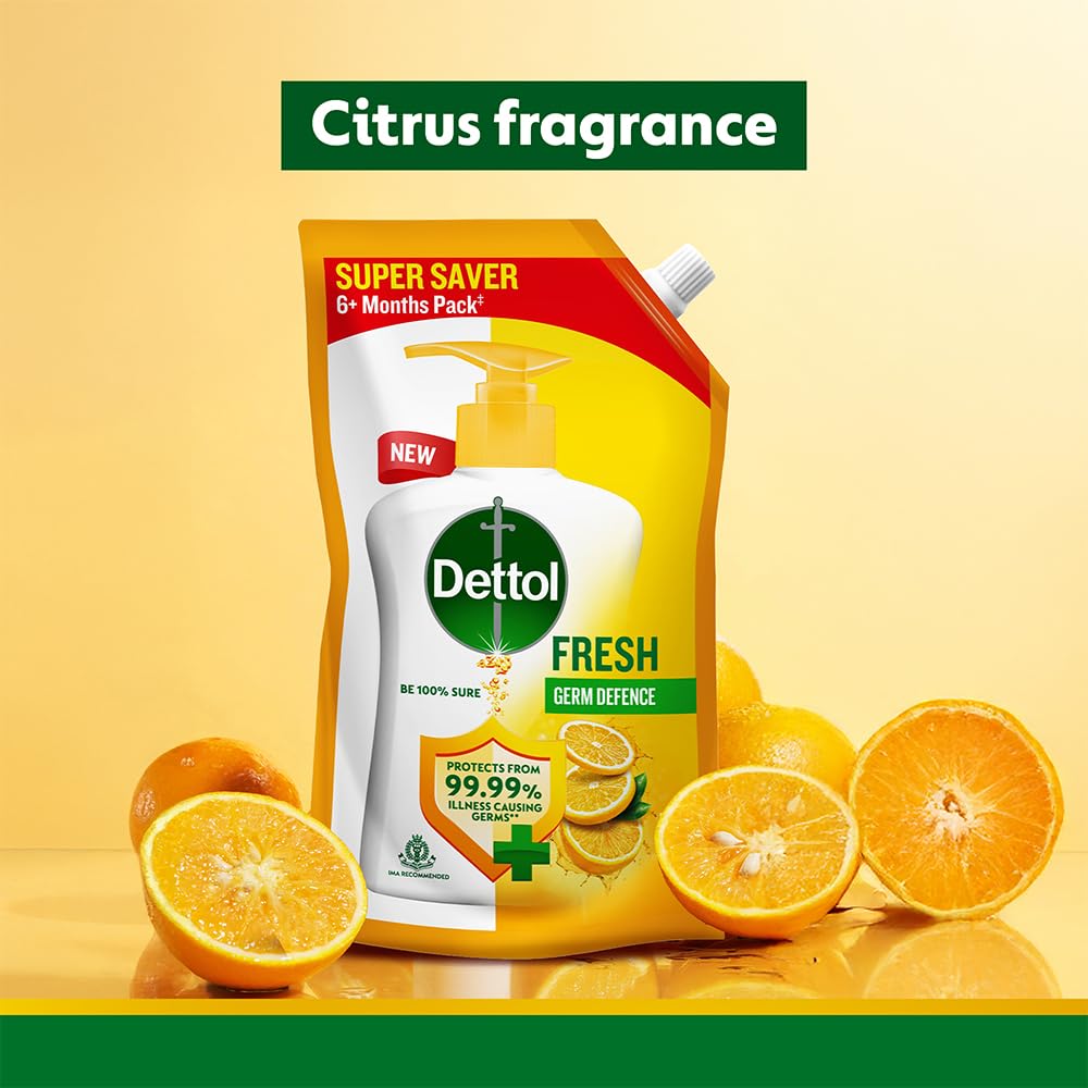 Dettol Fresh Liquid Hand Wash 675ml (Pack of 2)
