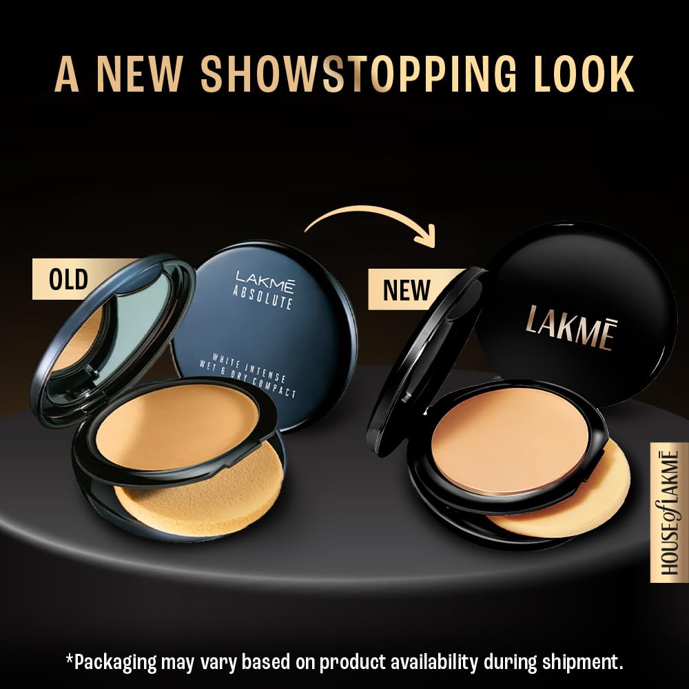 Lakme Absolute White Wet & Dry Compact Powder,9g